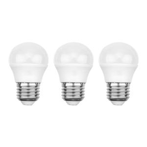 Лампа светодиодная Шарик (GL) 9,5Вт E27 903Лм 4000K нейтральный свет (3 шт/уп) REXANT 